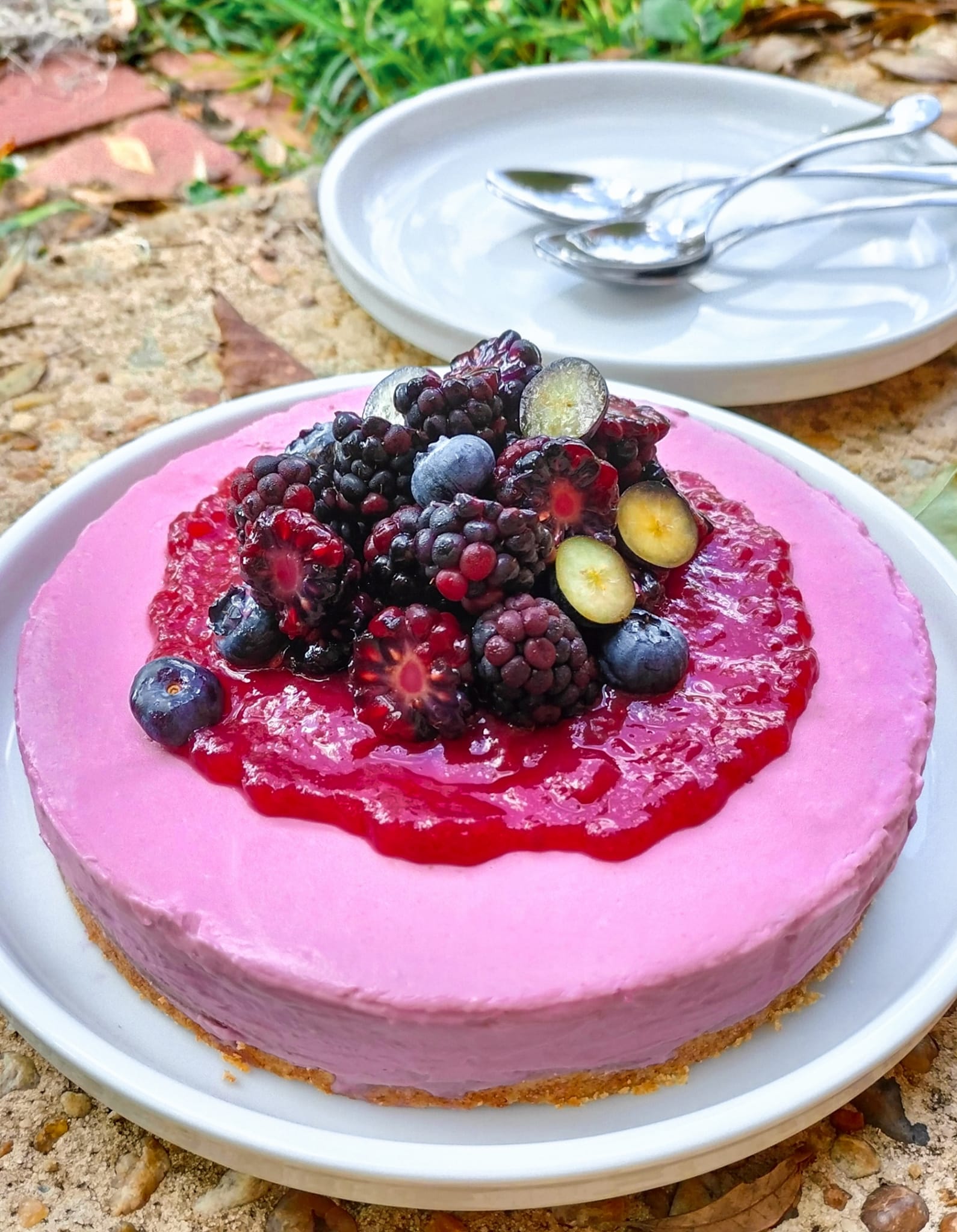 CHEESECAKE ALLE MORE con spalmabile vegetale